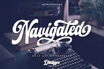 Navigated font