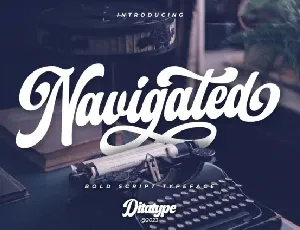 Navigated font