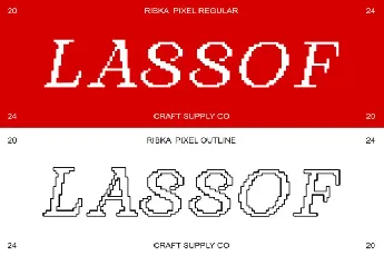 Ribka Pixel font