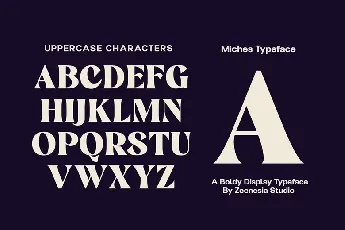 Miches font