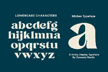 Miches font