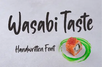 Wasabi Taste font