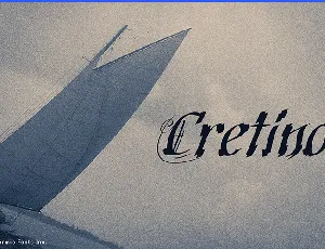 Cretino font