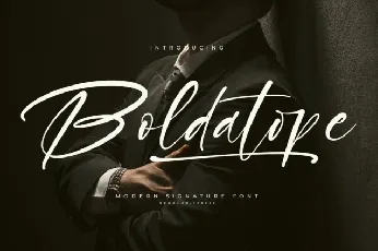 Boldatope font