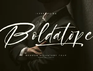 Boldatope font