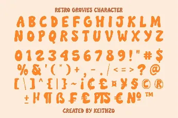 Retro Grovies font