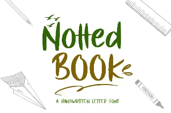 Notted_Book font