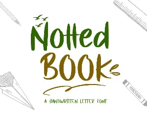 Notted_Book font