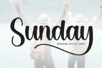 Sunday Script font