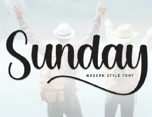 Sunday Script font