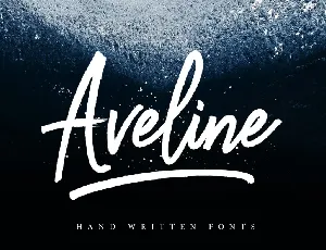 Aveline Brush Script Free font