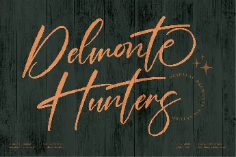 Delmonte Hunters font