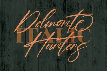 Delmonte Hunters font