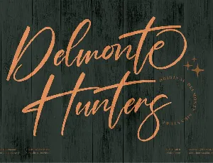 Delmonte Hunters font