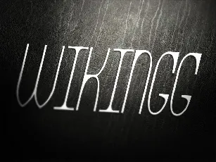 Wikingg font