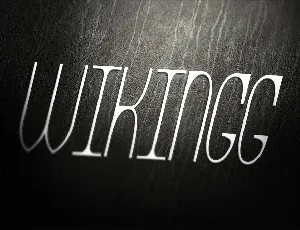 Wikingg font