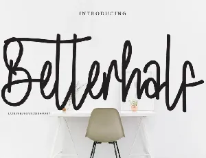 Betterhalf font