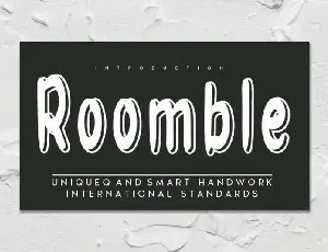 Roomble Display font