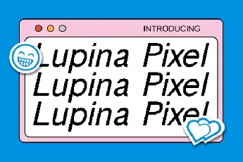 Lupina Pixel font