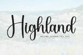 Highland Script font