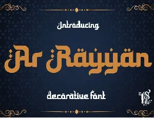 Ar Rayyan font