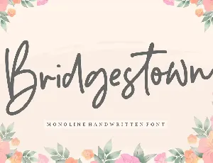 Bridgestown font