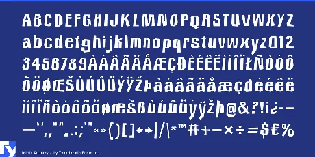 Icicle Country Two font