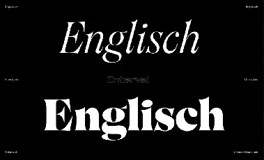 Englisch font