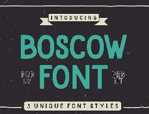 Boscow font