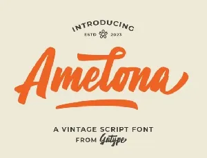 Amelona font