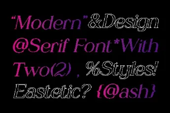 Glastone Pixel font