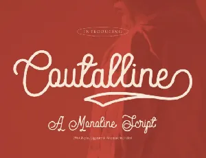 Coutalline font