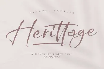 Herittage font