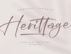 Herittage font