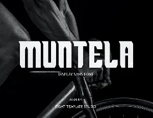 Muntela font