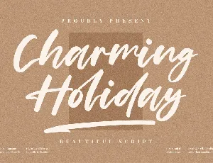 Charming Holiday font