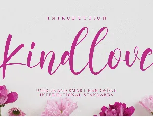 Kindlove font