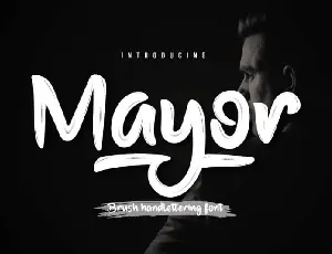 Mayor Script font