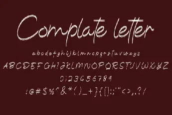 Resigner Handwritten font