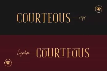 Courteous Serif font