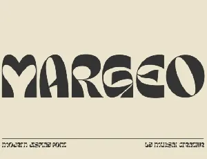 Margeo font
