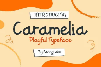 Caramelia Playful font