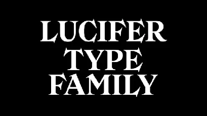 Lucifer Family font