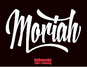 Moriah Script Free font