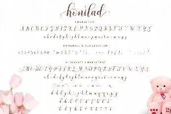 Honilad Script Free font