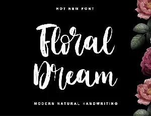 Floral Dream - personal use font