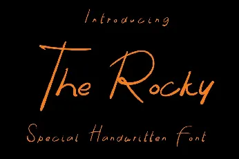 The Rocky font