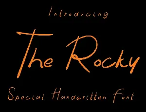 The Rocky font