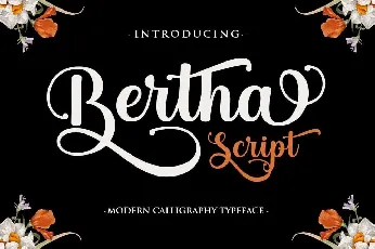 Bertha Script font