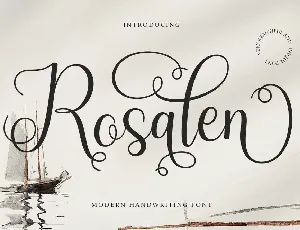 Rosalen font